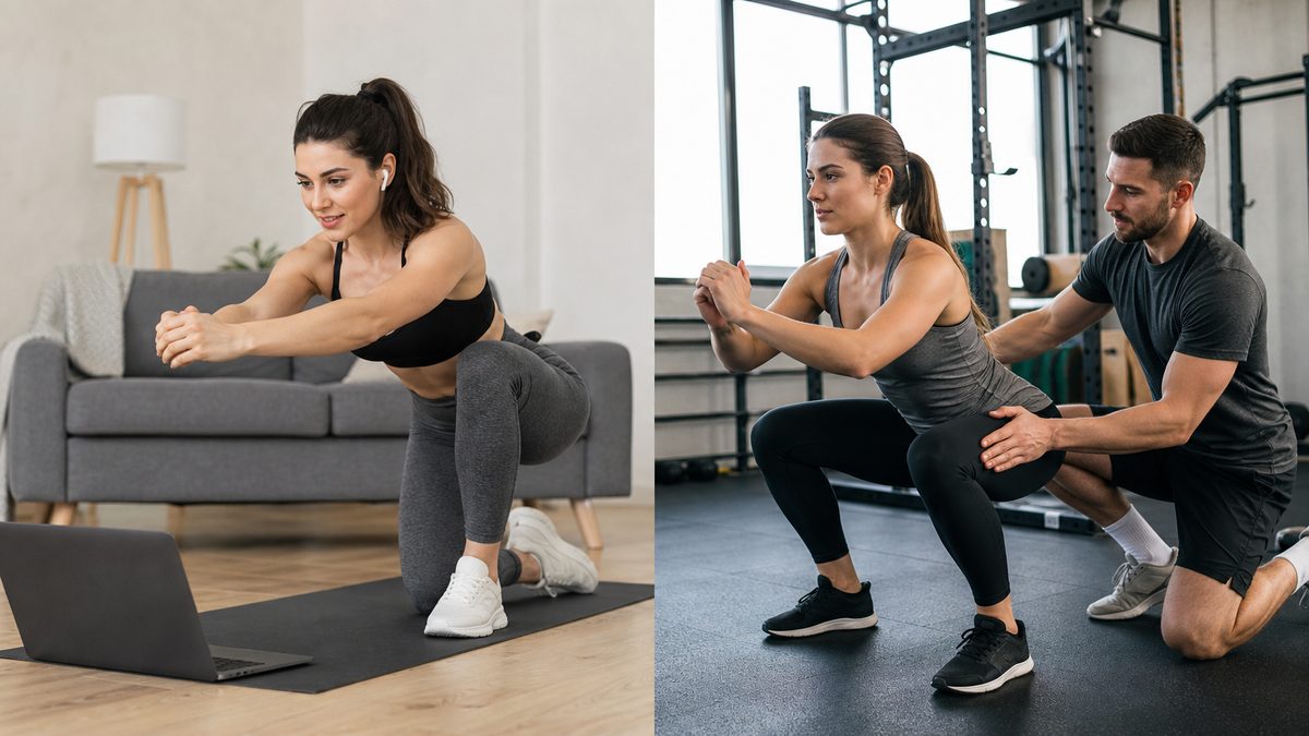 online vs in-person personal training: how to decide